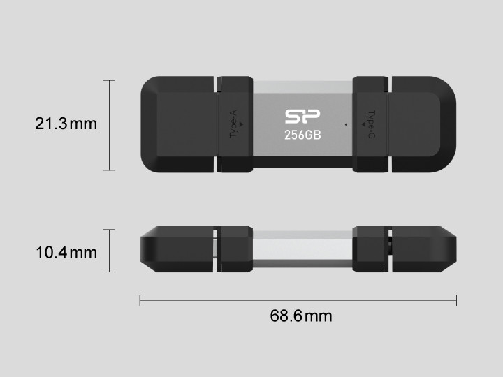 فلش مموری سیلیکون پاور مدل C51 ظرفیت 128 گیگابایت