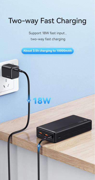 پاوربانک یوسمز مدل CD203 ظرفیت 10000 میلی آمپر ساعت