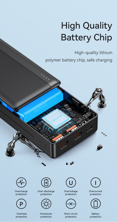 پاوربانک یوسمز مدل CD203 ظرفیت 10000 میلی آمپر ساعت