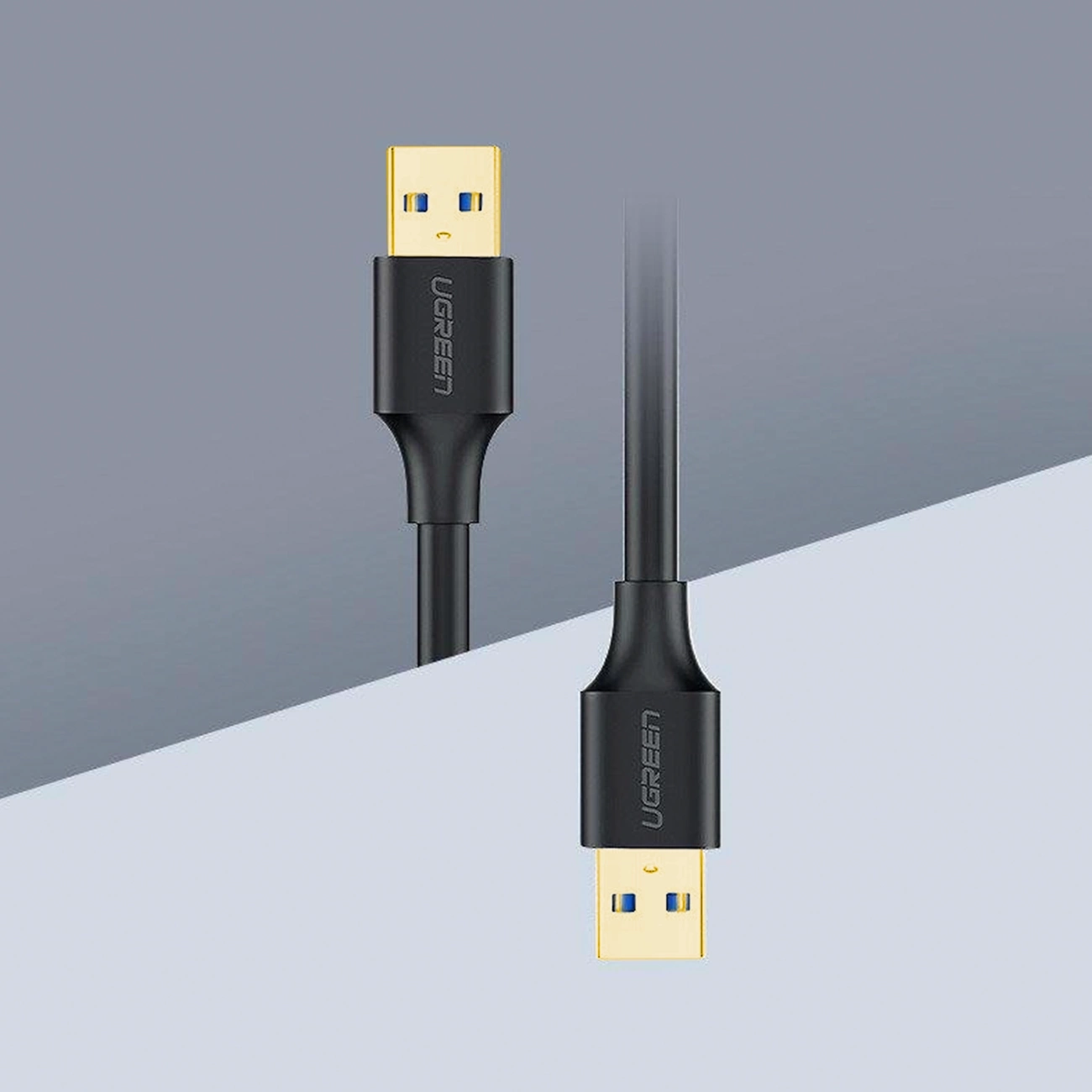کابل‌  USB-A 3.0 به  USB-A 3.0 یوگرین مدل US128-10370 طول 1 متر س