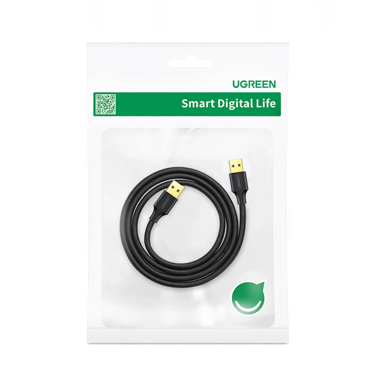 کابل‌  USB-A 3.0 به  USB-A 3.0 یوگرین مدل US128-10371 طول 2 متر