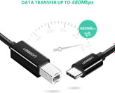 کابل USB-C پرینتر یوگرین مدل 50446-US241 طول 2 متر ح