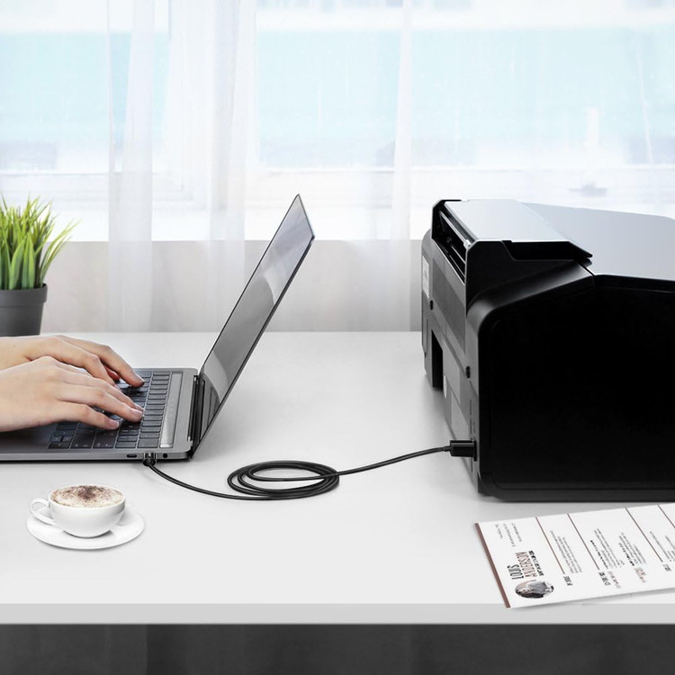 کابل USB-C پرینتر یوگرین مدل 50446-US241 طول 2 مترک