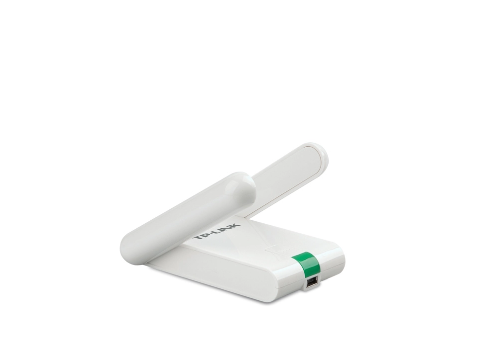 کارت شبکه USB بی‌ سیم تی پی لینک مدل TL-WN822N آنتن جلو