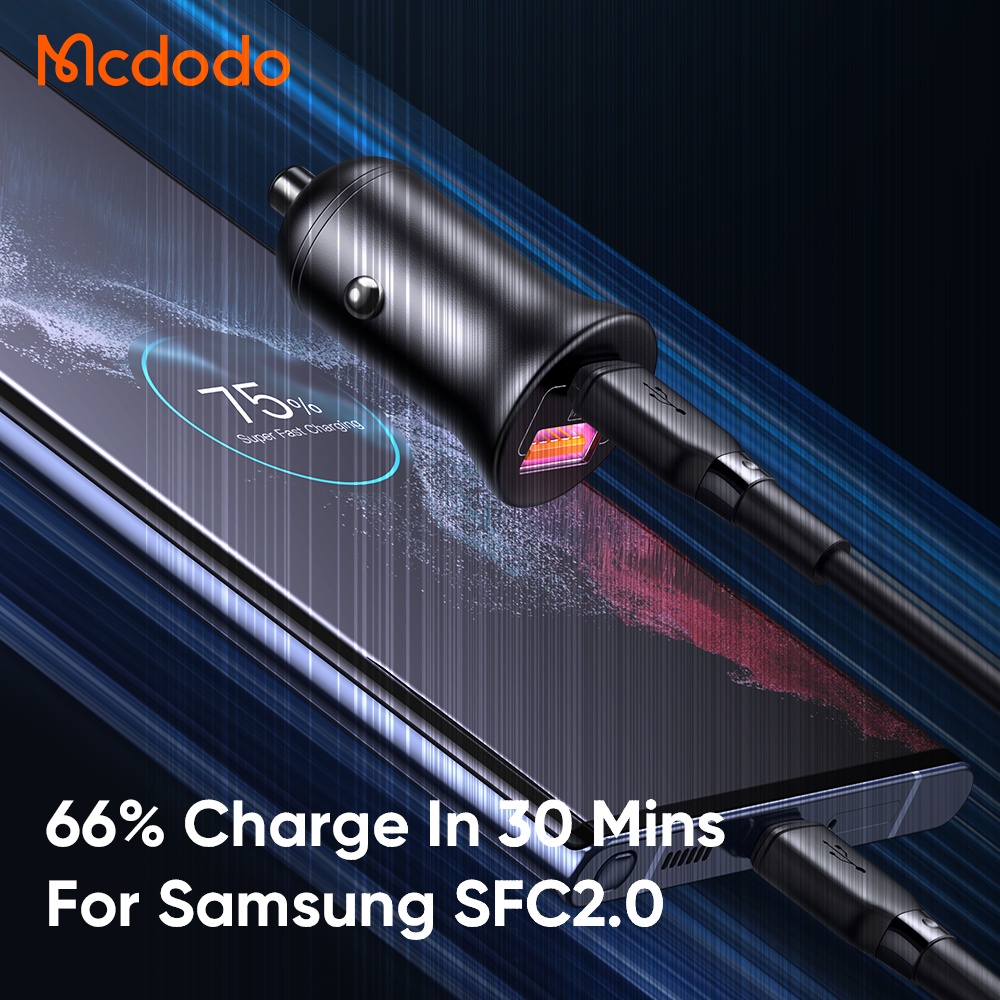 شارژر فندکی 45 وات مک دودو مدل CC-2680 نوع کابل