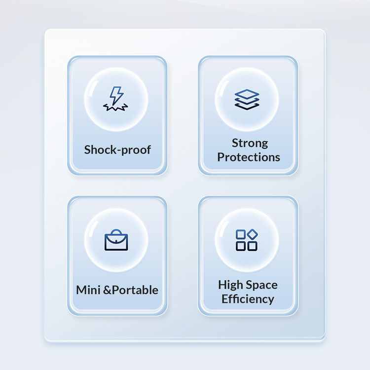 کیف هارد اکسترنال 2.5 اینچ اوریکو مدل HXA25 چهار مزیت