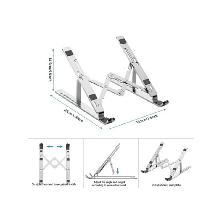 پایه نگهدارنده لپ تاپ کول کلد مدل M6 سایز
