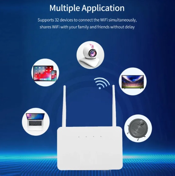 D-Link DWR-M921B 4G LTE CAT 4 Router N300 WiFi Modem + Battery  Multi function