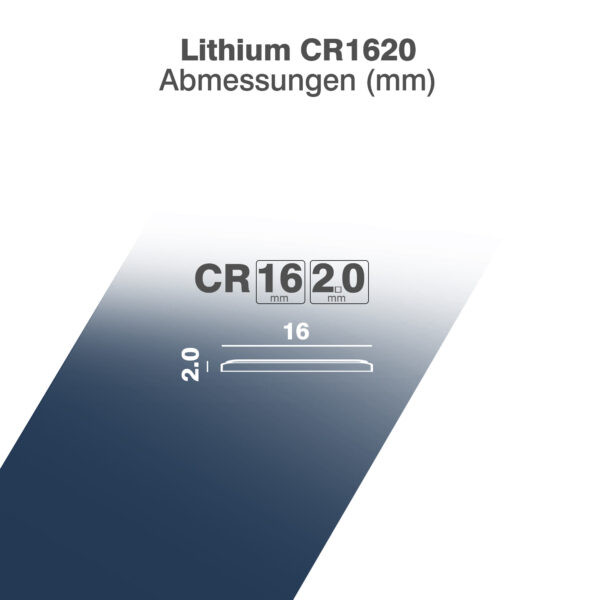 باتری سکه ایی کملیون CR1620 الترا لیتیوم سایز