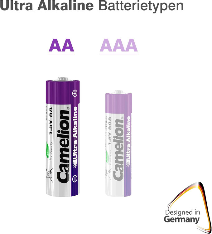 باتری قلمی کملیون مدل اولترا آلکالاین بسته 2 عددی مقایسه