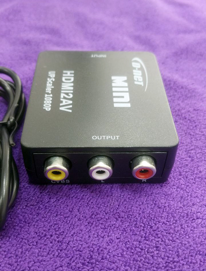 تبدیل HDMI به AV خروجی سه فیش از بالا