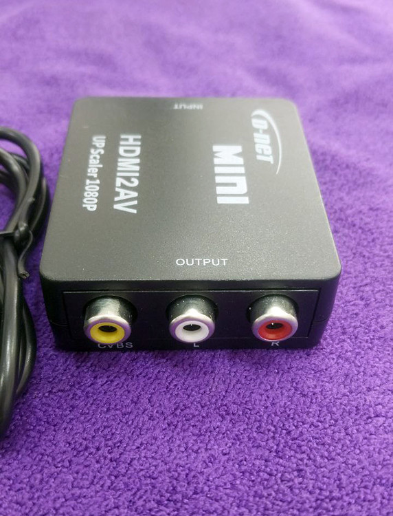 تبدیل HDMI به AV خروجی سه فیش از بالا