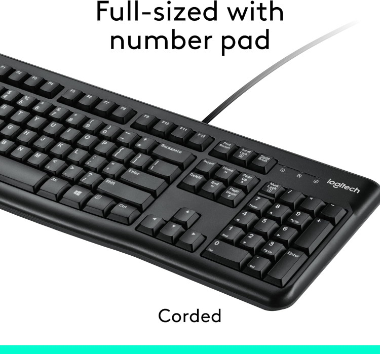 کیبورد و ماوس باسیم لاجیتک MK120