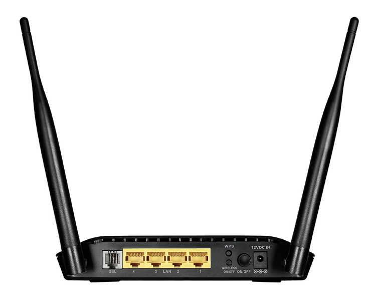 مودم روتر بیسیم دی لینک DSL-2740U ADSL2+ N300 چهارپورت