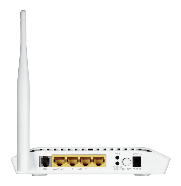 مودم روتر بیسیم دی لینک DSL-2730U ADSL2+ N150 پشت