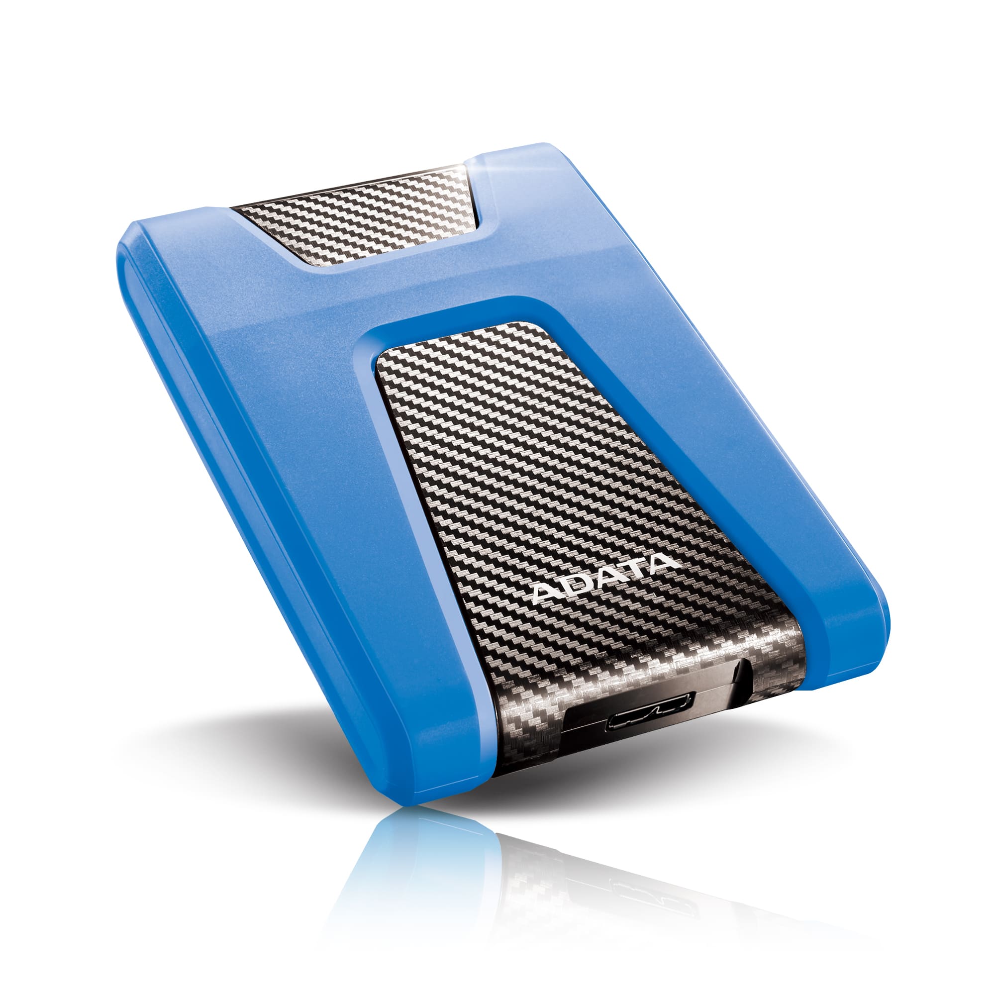 هارد دیسک اکسترنال یک ترابایت ای دیتا مدل HD650 آبی بفل