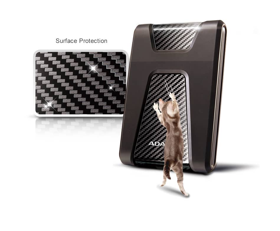 هارد دیسک اکسترنال یک ترابایت ای دیتا مدل HD650 مشکی دو تایی