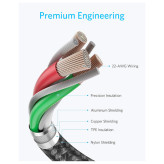 کابل USB-C به USB-C انکر مدل A8753H11 طول 1.8 متر جنس مغزی