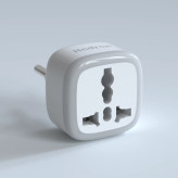 تبدیل دوشاخه برق هادرون مدل A10 سفید 2