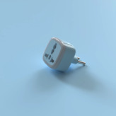 تبدیل دوشاخه برق هادرون مدل A10 آبی 1