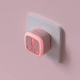 تبدیل دوشاخه برق هادرون مدل A10 صورتی 3