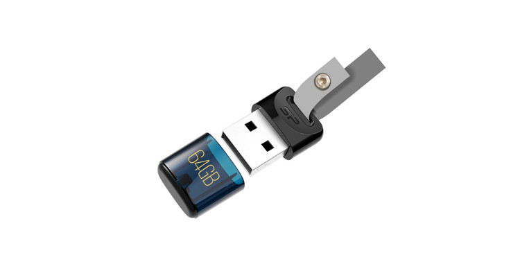 فلش مموری 64گیگابایت سیلیکون پاور مدل Jewel J06 USB 3.2 با آویز