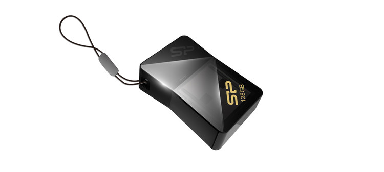 فلش مموری 32 گیگابایت سیلیکون پاور مدل Jewel J08 USB 3.1 مشکی آویزدار