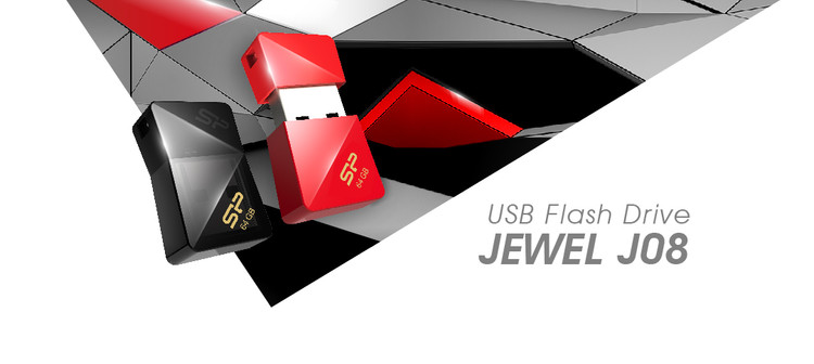 فلش مموری 32 گیگابایت سیلیکون پاور مدل Jewel J08 USB 3.1 هندسی