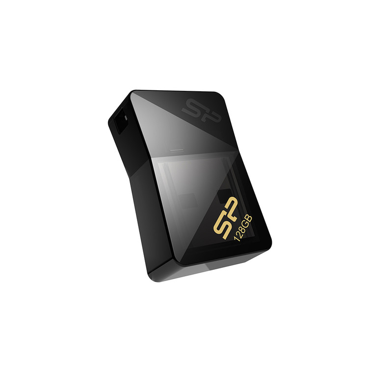 فلش مموری 64گیگابایت سیلیکون پاور مدل Jewel J08 USB 3.1 مشکی کج