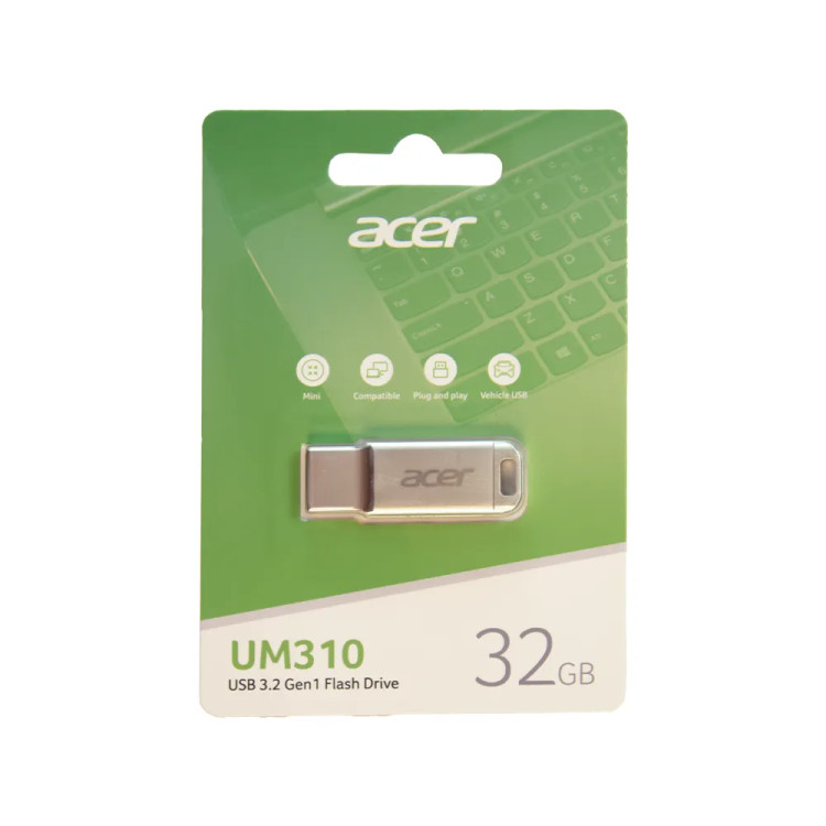 فلش مموری ایسر مدل UM310 USB 3.2 ظرفیت 32 گیگابایت با پک
