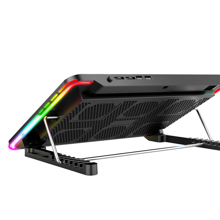 پایه خنک کننده لپ تاپ کول کلد مدل F5 RGB پشت