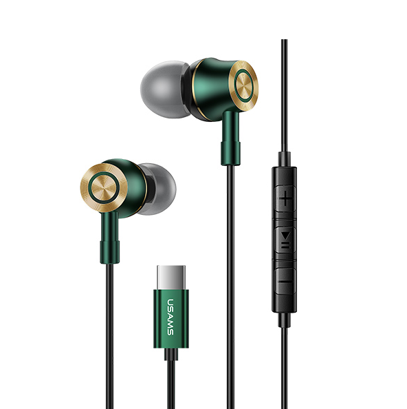 هندزفری سیمی تایپ سی یوسمز مدل EP43 سبز