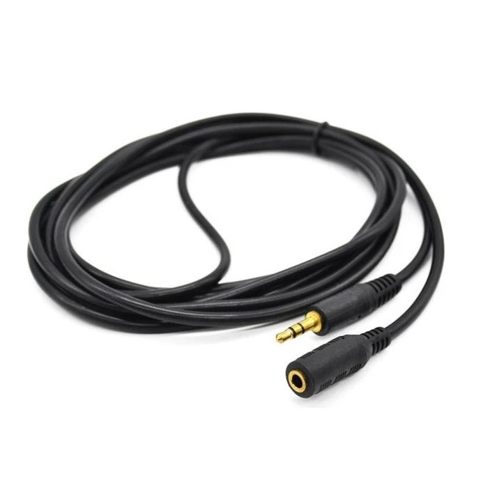 کابل افزایش طول جک 3.5 میلی متری دی نت طول 3 متر کلاف شده