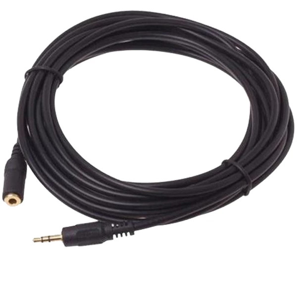کابل افزایش طول جک 3.5 میلی متری دی نت طول 5 متر کلاف شده