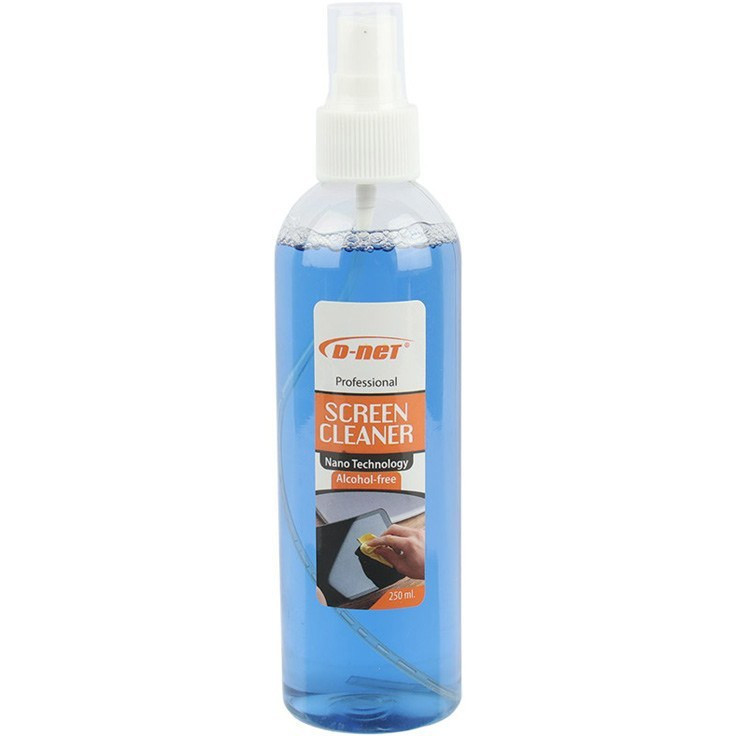 کیت تمیزکننده LCD و LED دی نت مدل نانو 250 میلی لیتر جلوی اسپری