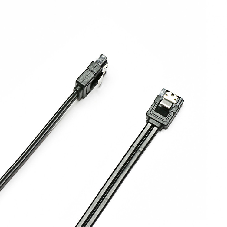 کابل دیتا SATA 3 سرعت 6GB/s طول 40 سانتی متر بسته 2 عددی