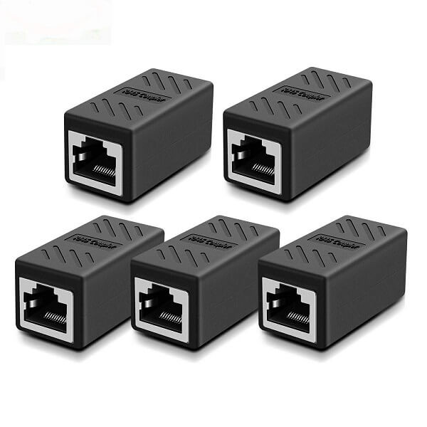 برل (بین راهی) فلزی شبکه RJ45 دی نت 5 نایی