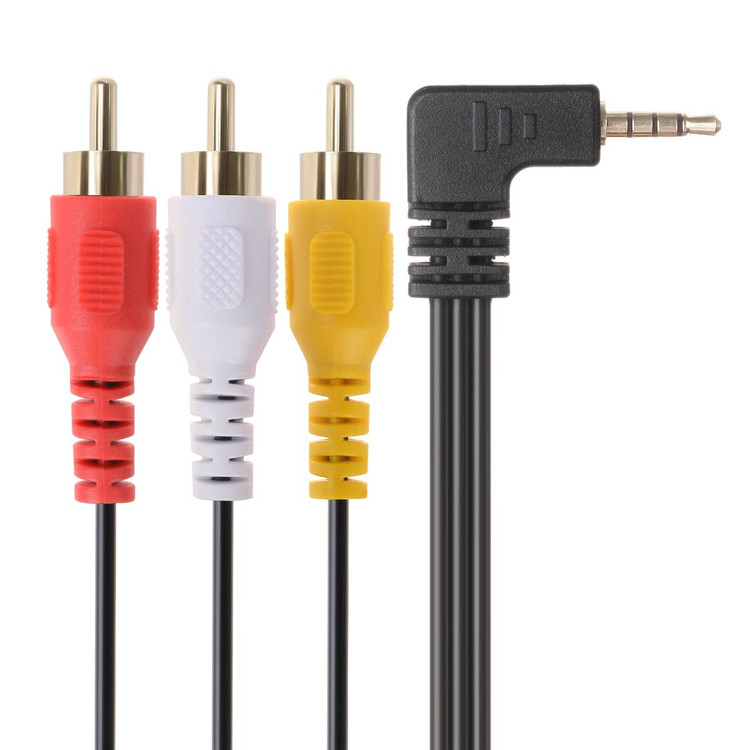 کابل جک 3.5 میلی متری به 3RCA طول 1.5 متر روبرو
