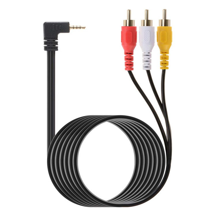 کابل جک 3.5 میلی متری به 3RCA طول 1.5 متر کلاف شده