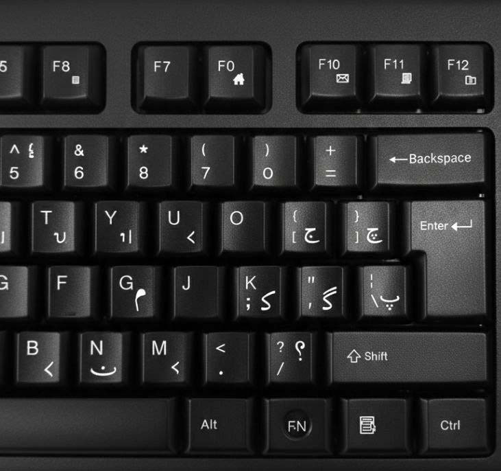 کیبورد ایفورتک A4TECH KR-83 حروف فارسی