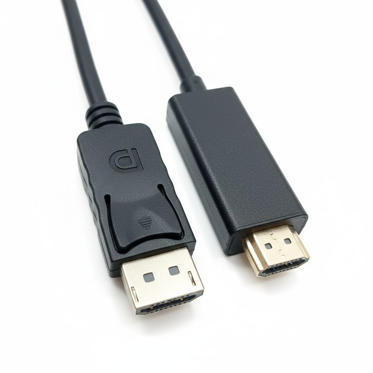 کابل DisplayPort به HDMI دی نت مدل DT_404_4K طول 1.5 متر دو سر
