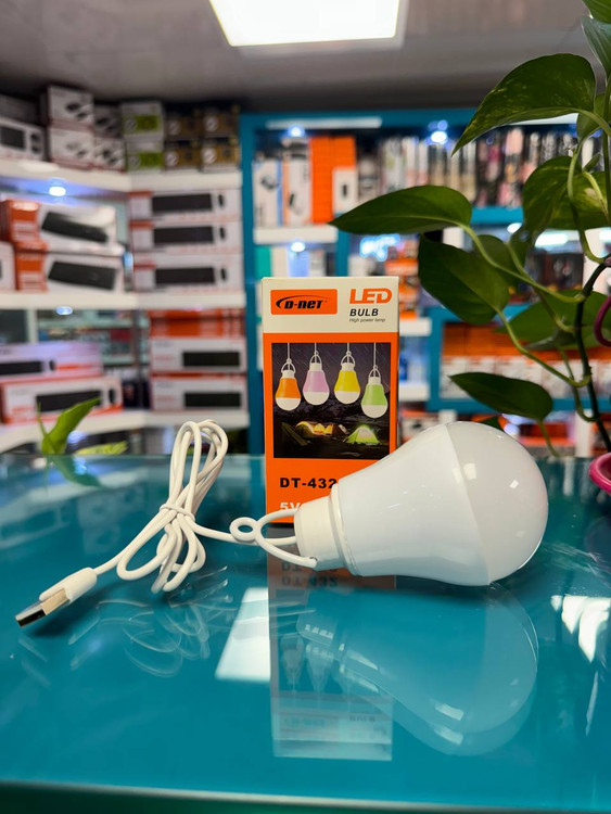 لامپ USB LED آویزدار 5 ولت دی نت مدل DT-432 سفید