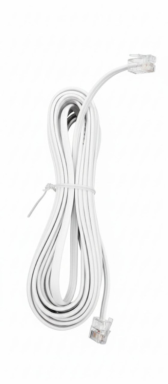 کابل تلفن دو زوج دوسر سوکت 5 متری