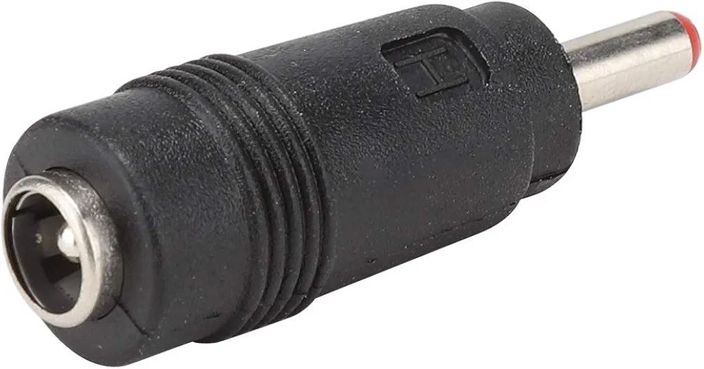 تبدیل فیش 5.5x2.1 ماده به 3.5x1.35 میلیمتری نر عقب