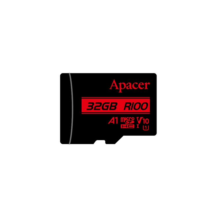 کارت حافظه اپیسر ظرفیت 32 گیگابایت همراه آداپتور مدل Apacer microSDXC/SDHC UHS-I U1 A1 W/1 تکی