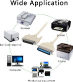 کابل پارالل DB25 به CN36 برند دی نت 1.5 متر کاربرد