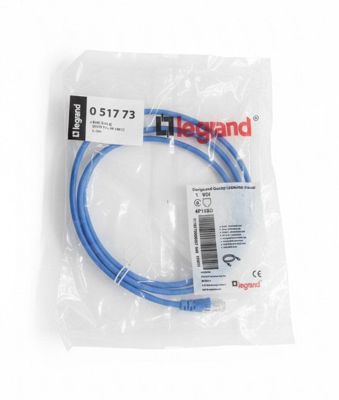 پچ کورد Cat 6 U/UTP لگراند طول 2 متر آبی