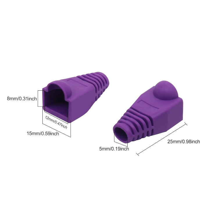 محافظ سوکت RJ45 ابعاد