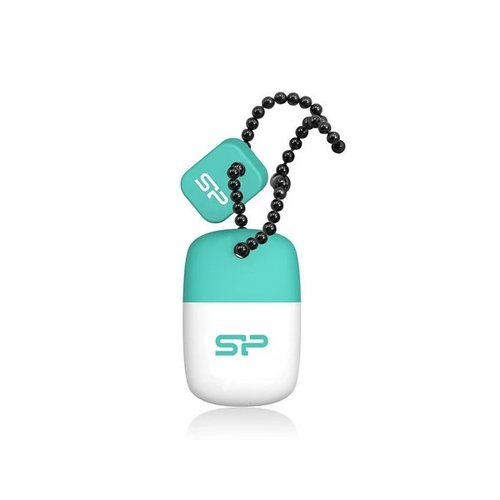 فلش مموری سیلیکون پاور مدل Jewel J07 ظرفیت 64 گیگابایت فیروزه ایی بسته