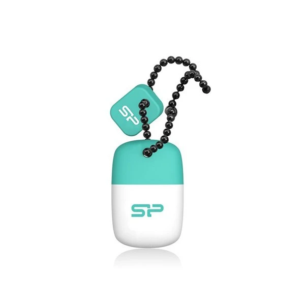 فلش مموری سیلیکون پاور مدل Jewel J07 ظرفیت 64 گیگابایت فیروزه ایی بسته